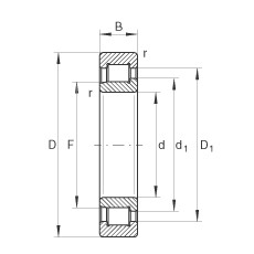 Cylindrical roller bearings - SL192316-XL