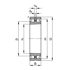 Cylindrical roller bearings - NN3018-AS-K-M-SP