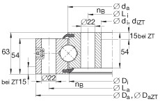 Four point contact bearings - VSU250755