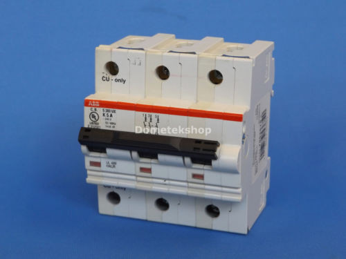 ABB S283-UX K5A 3- Pole Circuit Breaker