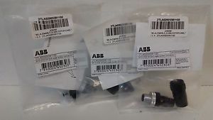 LOT OF (3) NEW OLD STOCK! ABB MALE SCREW CONNECTORS 2TLA020055R1100 M12-C02