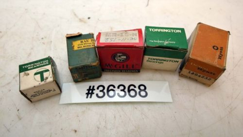 Lot of Five Assorted Cam Followers and Bearings (Inv.36368)