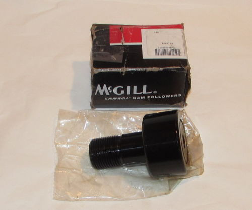 McGill CFH2 1/4SB Cam Follower, Flat Surface, Steel, 2-1/4" Roller Diameter