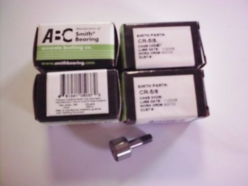 ABC Smith Bearing CR-5/8,  AS9100 (B) ISO9001:2000 cam follower Lot of 4