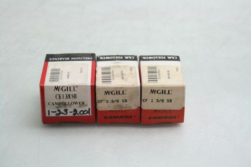 3 New McGill CF-1-3/8-SB Cam Follower Bearings 1-3/8" Diameter x 1-1/4 Long
