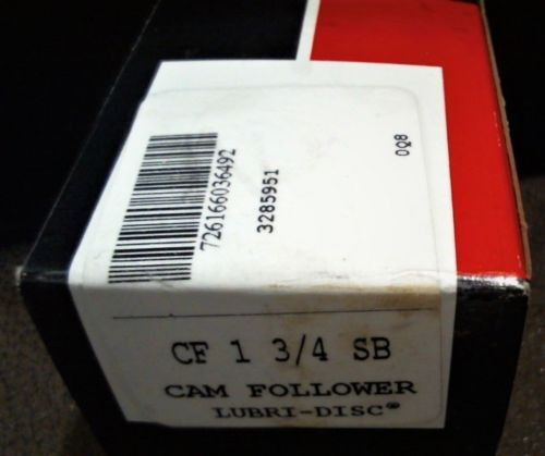McGILL CAMROL CAM FOLLOWER LUBRI-DISC, CF 1 3/4 SB *NEW IN BOX* *FREE SHIPPING*6