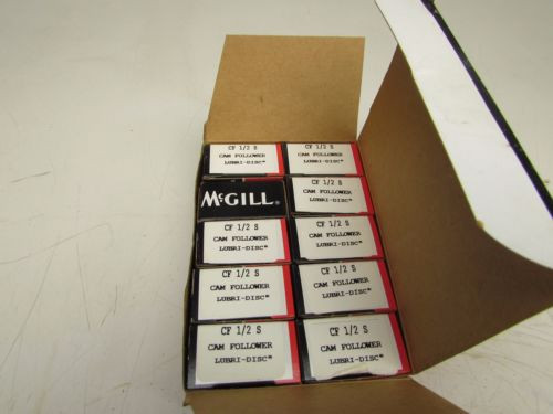 CASE (10 ) MCGILL CF-1/2 -S  CAM FOLLOWERS NEW IN BOX! MAKE OFFER!