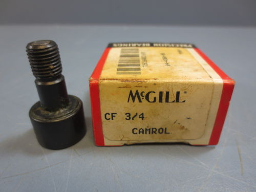 1 Nib McGill CF-3/4 Cam Follower Bearing RD .7500" RW .5000" Stud Dia .3750" New