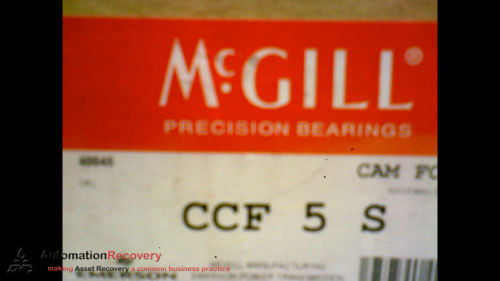 MCGILL CCF 5 S CAM FOLLOWER  5 INCH OUT SIDE ROLLER DIAMETER, NEW #173439