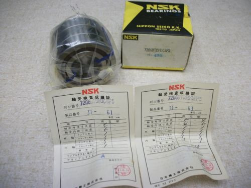 NSK 7206B 30mmX62mmX16mm Super Precision P5 Tri Plex Set of 3 Bearings