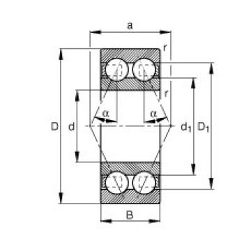Angular contact ball bearings - 3003-B-TVH