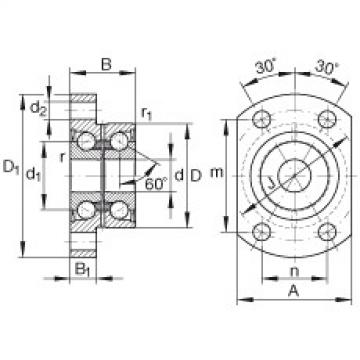 Angular contact ball bearing units - ZKLFA0850-2RS