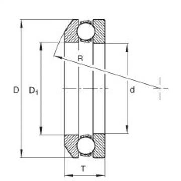 Axial deep groove ball bearings - 513