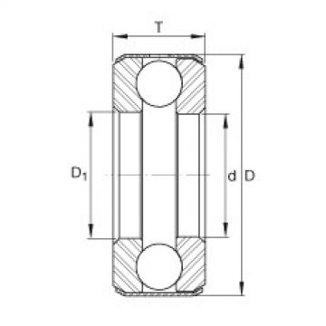 Axial deep groove ball bearings - B5