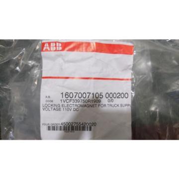 ABB Locking Electromagnet For Truck Supply Voltage 110V DC 1VCF339750R1909
