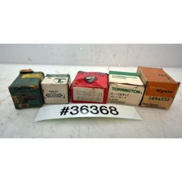 Lot of Five Assorted Cam Followers and Bearings (Inv.36368)