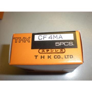 Lot of (5) THK Model CF4MA Cam Follower Bearings - NIB