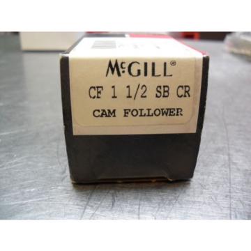 McGill CF 1 1/2 SB CR Flat Cam Follower Stainless Steel  1-1/2&#034;: Roller Dia.