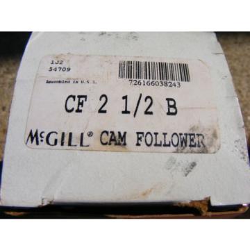 McGill CF21/2B CF 2 1/2 B Cam Follower New in Box