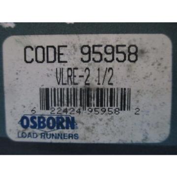 New Osborn VLRE-2 1/2 Load Runner - Idler Roller - Cam Follower  Code 95958 NIB