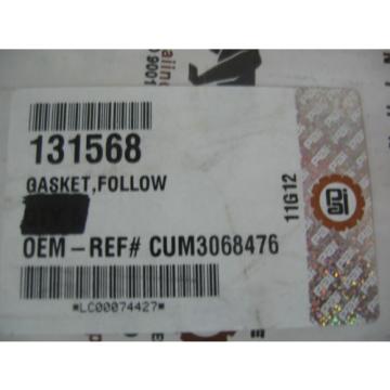 N14 Cam Follower Beaded Gasket Qty. 1 P/N 131568 Ref. # Cummins 3068476, 3041503