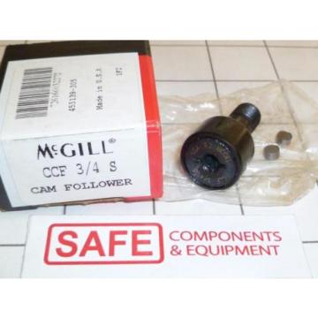 McGill Cam Follower Bearing CCF-3/4-S Rollers 0.75&#034; Dia. Sealed Black Steel G53