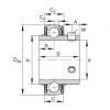 Radial insert ball bearings - UC201-08