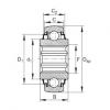Self-aligning deep groove ball bearings - SK100-206-KRR-B-AH11 #1 small image