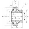 Radial insert ball bearings - GE20-XL-KRR-B-FA164
