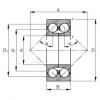 Angular contact ball bearings - 3305-DA-TVP #1 small image
