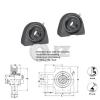 2x 1.375 in Take Up Units Cast Iron HCT207-22 Mounted Bearing HC207-22 + T207 #2 small image