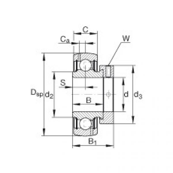 Radial insert ball bearings - GRA010-NPP-B-AS2/V #1 image
