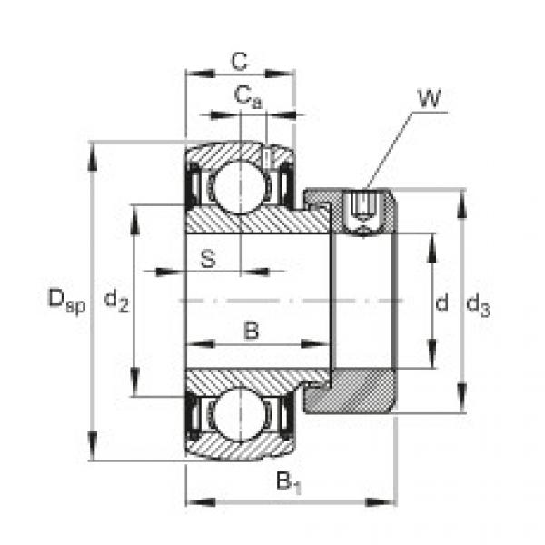 Radial insert ball bearings - SUG205 #1 image