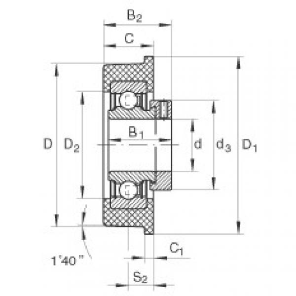 Radial insert ball bearings - CRB20/76-XL #1 image