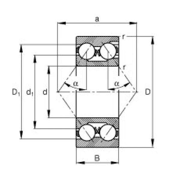 Angular contact ball bearings - 3217 #1 image
