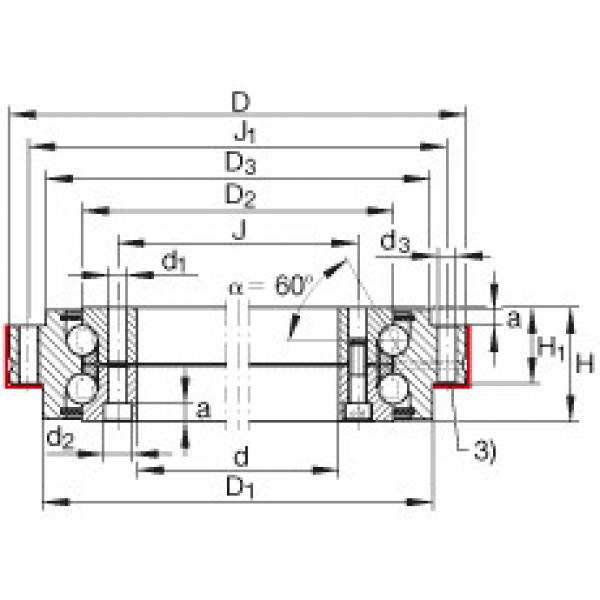 Axial angular contact ball bearings - ZKLDF100 #1 image
