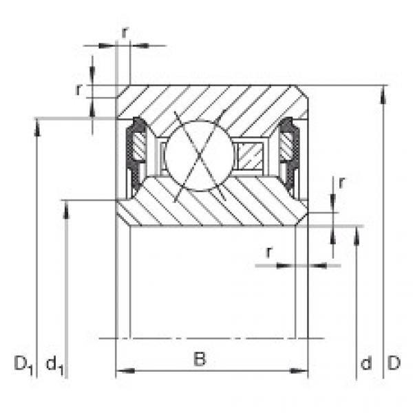 Thin section bearings - CSXU070-2RS #1 image