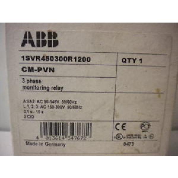 ABB 1SVR450300R120 MONITOR RELAY NEW CM-PVN #1 image