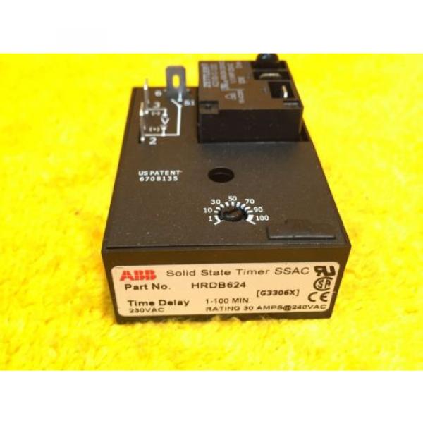 ***NEW*** ABB SSAC HRDB624 SOLID STATE TIME DELAY TIMER G3306X #3 image