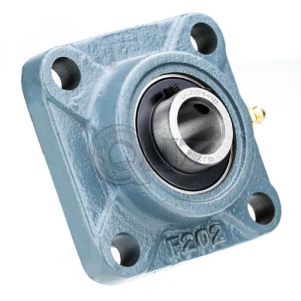 2x 1.75 in Square Flange Units Cast Iron UCF209-28 Mounted Bearing UC209-28+F209 #2 image