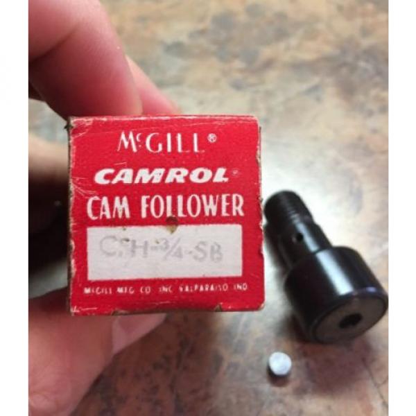 McGill Roller Bearing CFH 3/4 SB Cam Follower 3/4&#034; Roller Diameter 7/16&#034; Stud #2 image
