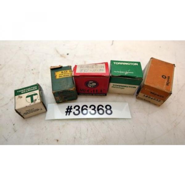 Lot of Five Assorted Cam Followers and Bearings (Inv.36368) #1 image