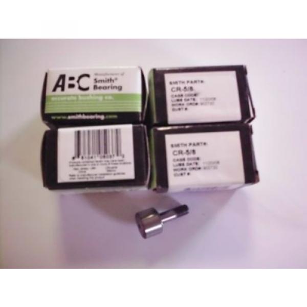 ABC Smith Bearing CR-5/8,  AS9100 (B) ISO9001:2000 cam follower Lot of 4 #1 image