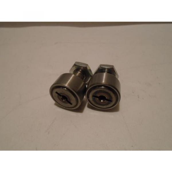 NEW LOT OF 2 INA GERMANY KR 22PPX CAM FOLLOWER BEARINGS WITH NUTS #1 image