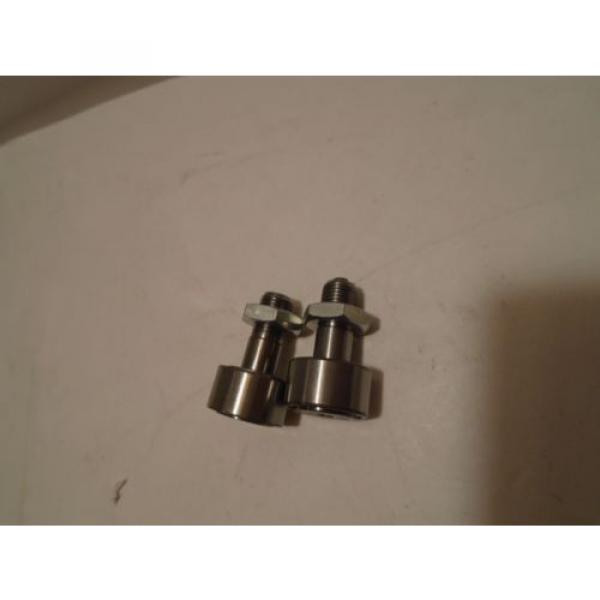 NEW LOT OF 2 INA GERMANY KR 22PPX CAM FOLLOWER BEARINGS WITH NUTS #3 image