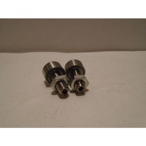 NEW LOT OF 2 INA GERMANY KR 22PPX CAM FOLLOWER BEARINGS WITH NUTS #4 image