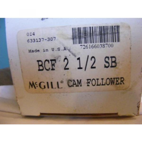 McGill BCF 2 1/2 SB Cam Follower NIB #4 image