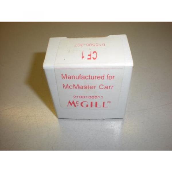 McGill Model CF1 Cam Follower - Stud Type - Flat - NIB #3 image