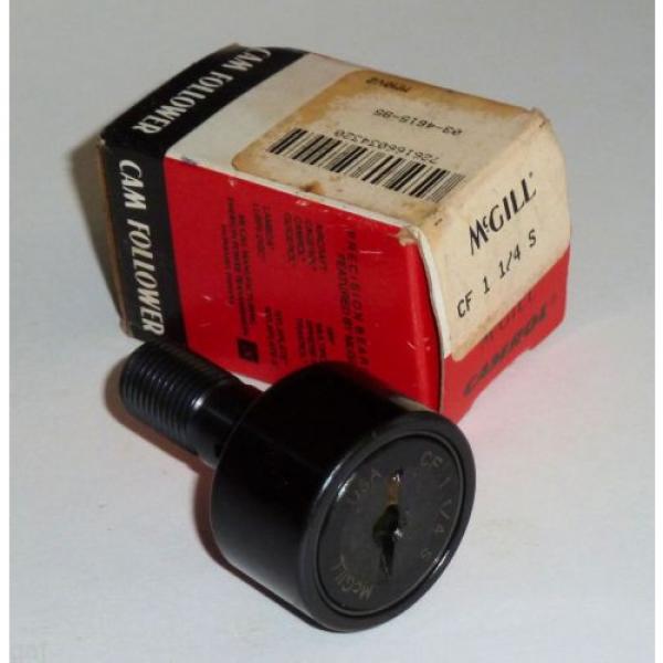 McGill CF 1 1/4 S CAMROL® Stud Cam Needle Bearing Roller/Follower CF Boxed #1 image