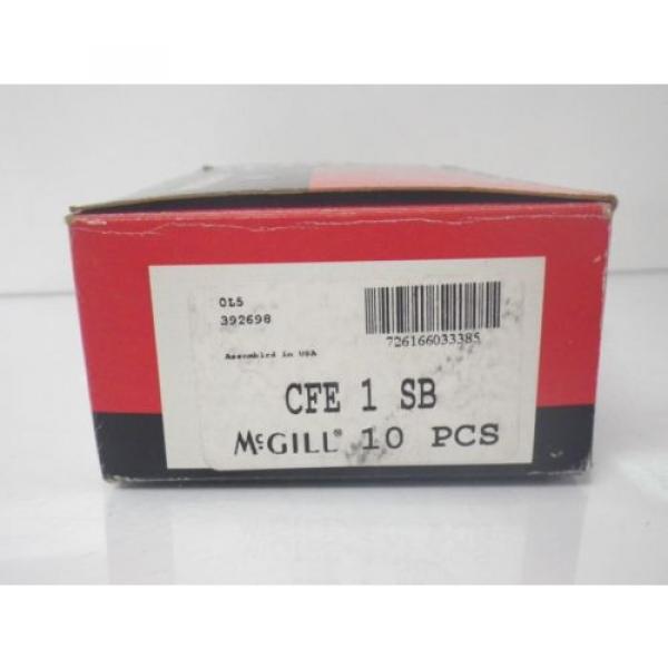 McGILL CFE 1 SB CFE1SB cam follower bearings SET OF 7 *NEW IN BOX* #3 image